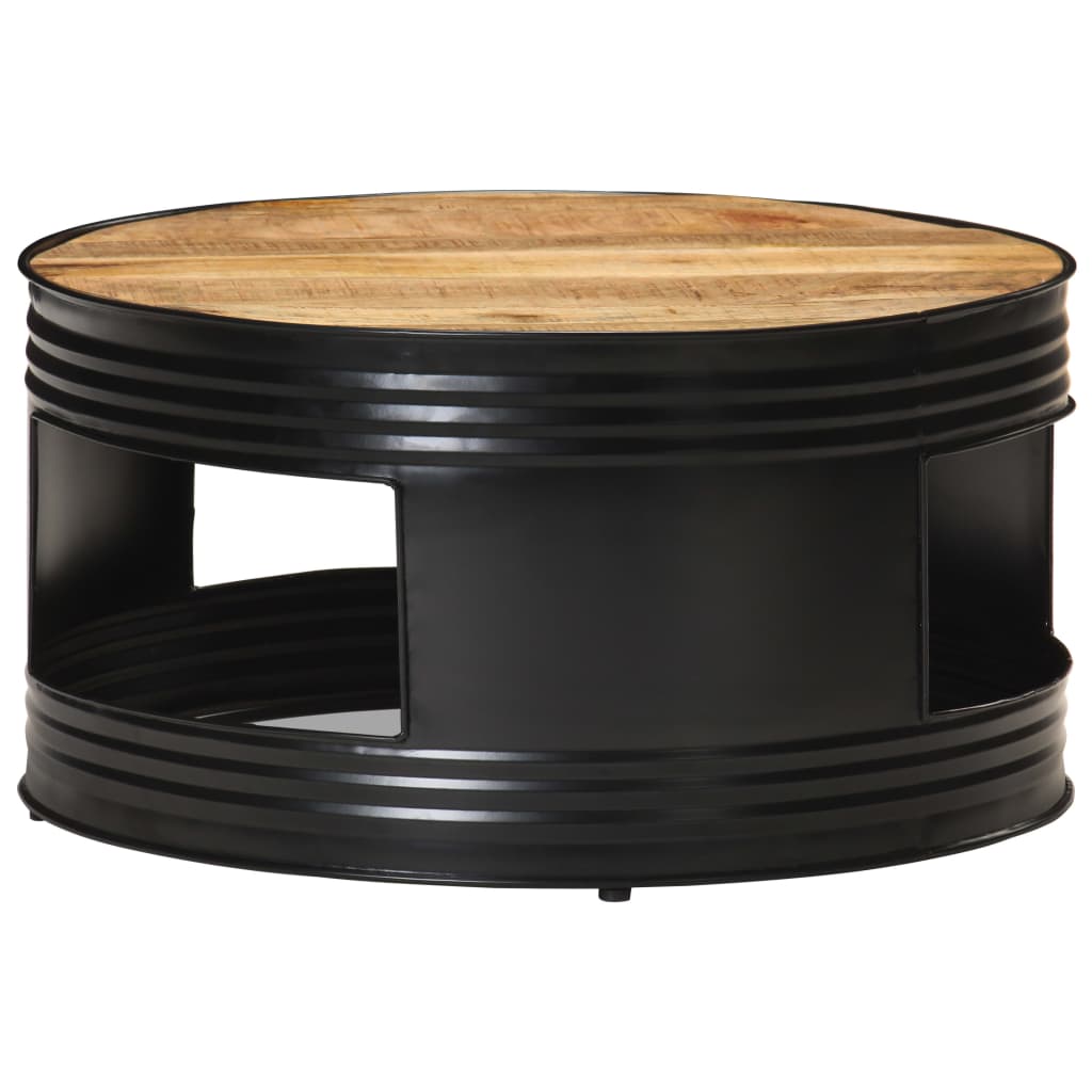 vidaXL Coffee Table | Black and Natural Wood