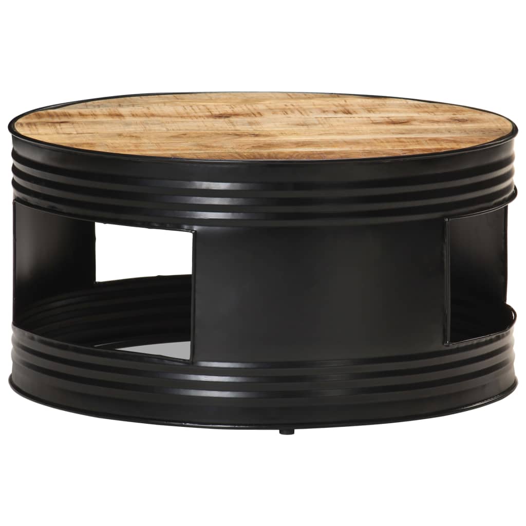 vidaXL Coffee Table | Black and Natural Wood