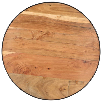vidaXL Coffee Table Black 68x68x36 cm Solid Acacia Wood