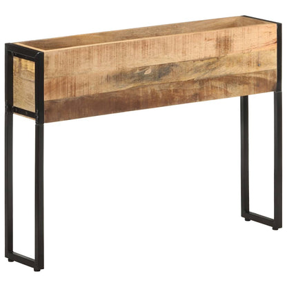 321938 vidaXL Planter 90x20x68 cm Rough Mango Wood