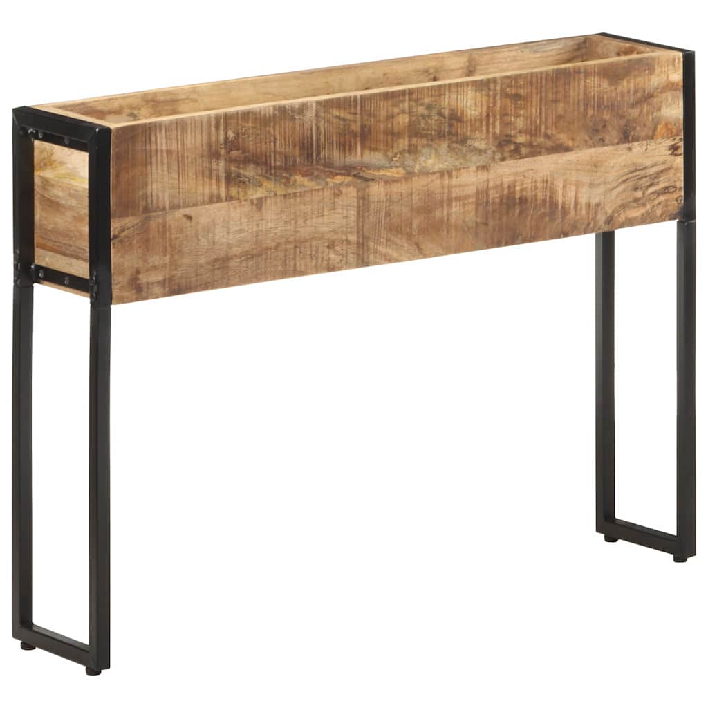 321938 vidaXL Planter 90x20x68 cm Rough Mango Wood