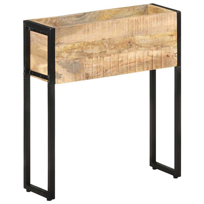 321941 vidaXL Planter 60x20x68 cm Rough Mango Wood
