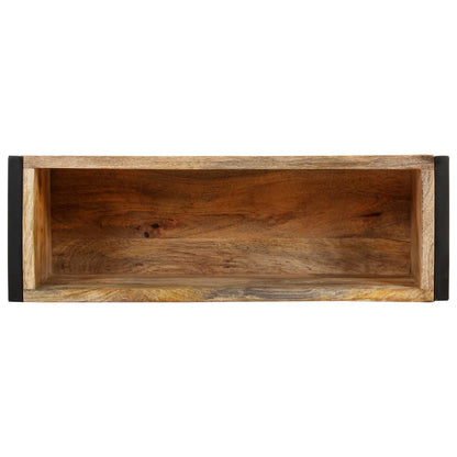 vidaXL Planter 60x20x68 cm Rough Mango Wood