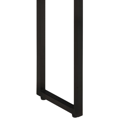 vidaXL Planter 60x20x68 cm Rough Mango Wood