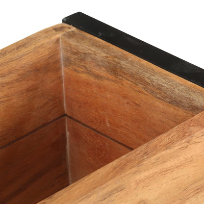 vidaXL Planter 60x20x68 cm Solid Acacia Wood