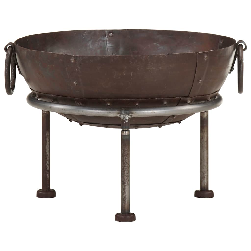 321944 vidaXL Rustic Fire Pit Ø 40 cm Iron