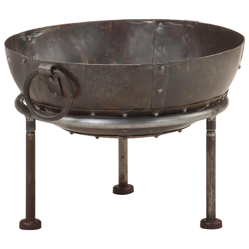 321944 vidaXL Rustic Fire Pit Ø 40 cm Iron