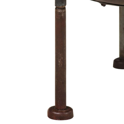 321944 vidaXL Rustic Fire Pit Ø 40 cm Iron