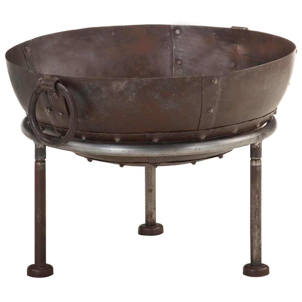 321944 vidaXL Rustic Fire Pit Ø 40 cm Iron