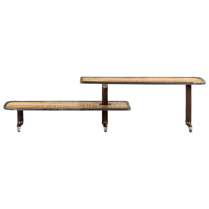 321960 vidaXL TV Cabinet 160x30x40 cm Solid Mango Wood