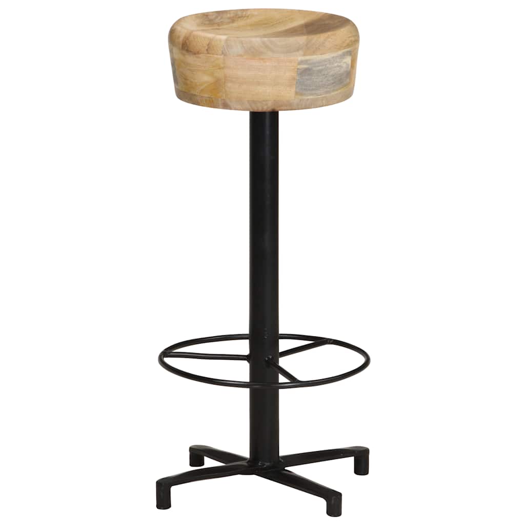vidaXL Bar Stools 2 pcs 76 cm Solid Mango Wood