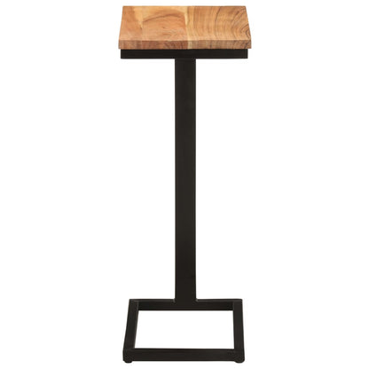 vidaXL Side Tables 2 pcs 31.5x24.5x64.5 Solid Acacia Wood