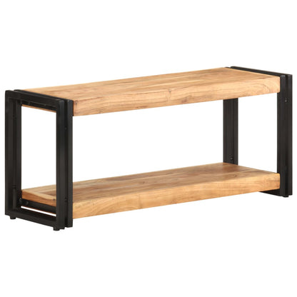 vidaXL TV Cabinet | Wooden tones | Solid acacia wood | 90 cm | TV Cabinet