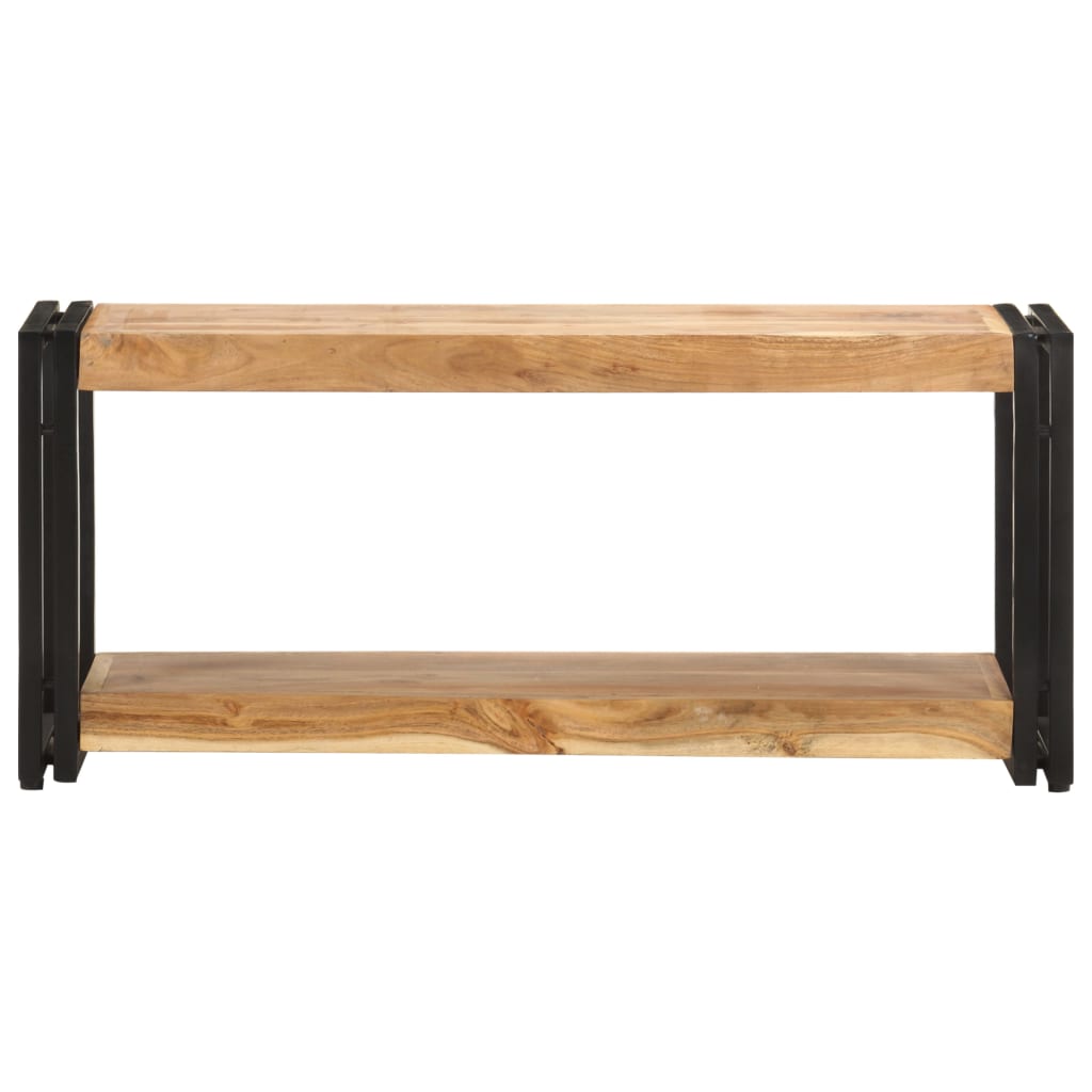 vidaXL TV Cabinet | Wooden tones | Solid acacia wood | 90 cm | TV Cabinet