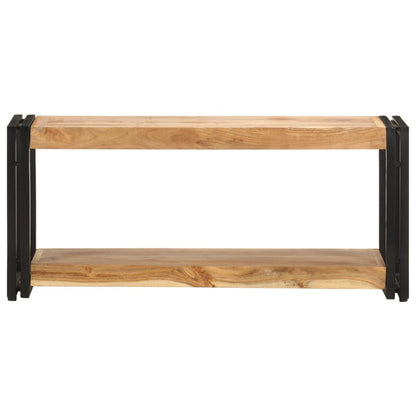 vidaXL TV Cabinet | Wooden tones | Solid acacia wood | 90 cm | TV Cabinet