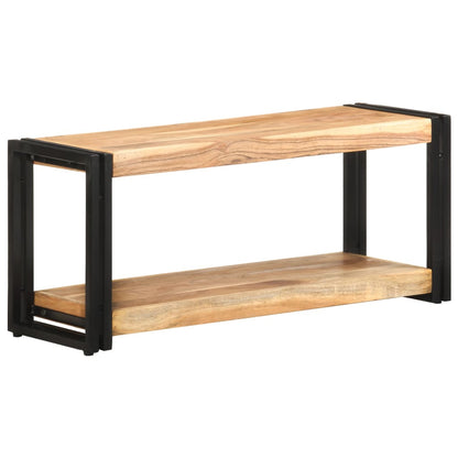 vidaXL TV Cabinet | Wooden tones | Solid acacia wood | 90 cm | TV Cabinet