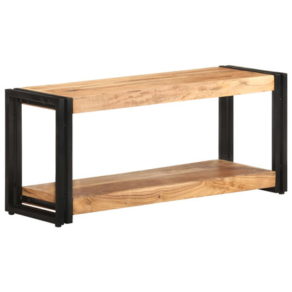 vidaXL TV Cabinet | Wooden tones | Solid acacia wood | 90 cm | TV Cabinet