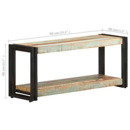 vidaXL TV Cabinet | Mixed Colour | Reclaimed Wood | Large | TV Cabinet