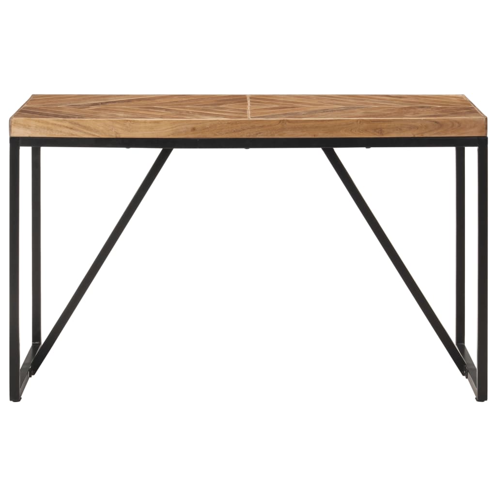 vidaXL Dining Table 120x60x76 cm Solid Acacia and Mango Wood
