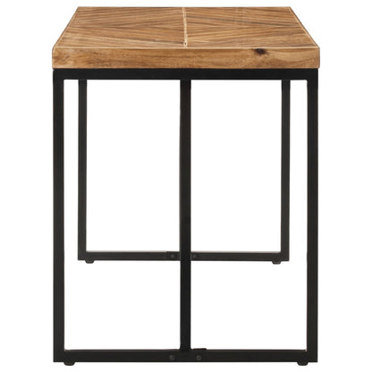 vidaXL Dining Table 120x60x76 cm Solid Acacia and Mango Wood