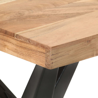 vidaXL Dining Table | Wooden Brown, Black