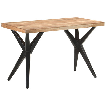 vidaXL Dining Table | Wooden Brown, Black