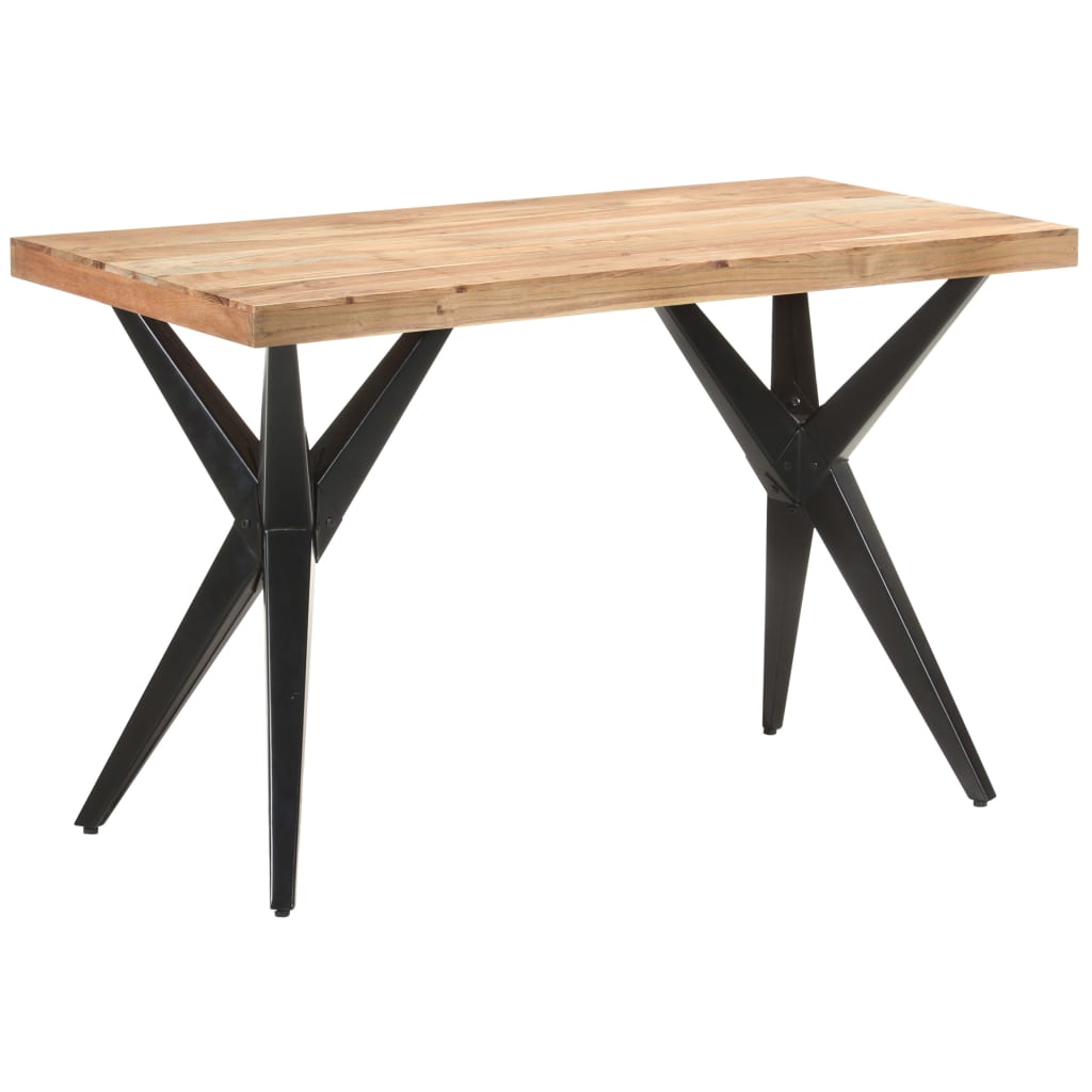 vidaXL Dining Table | Wooden Brown, Black