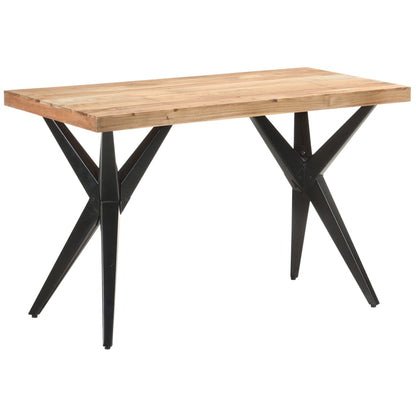 vidaXL Dining Table | Wooden Brown, Black