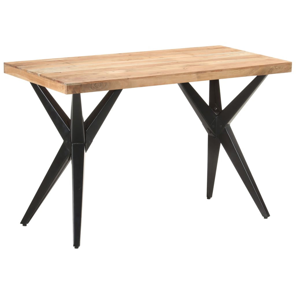 vidaXL Dining Table | Wooden Brown, Black