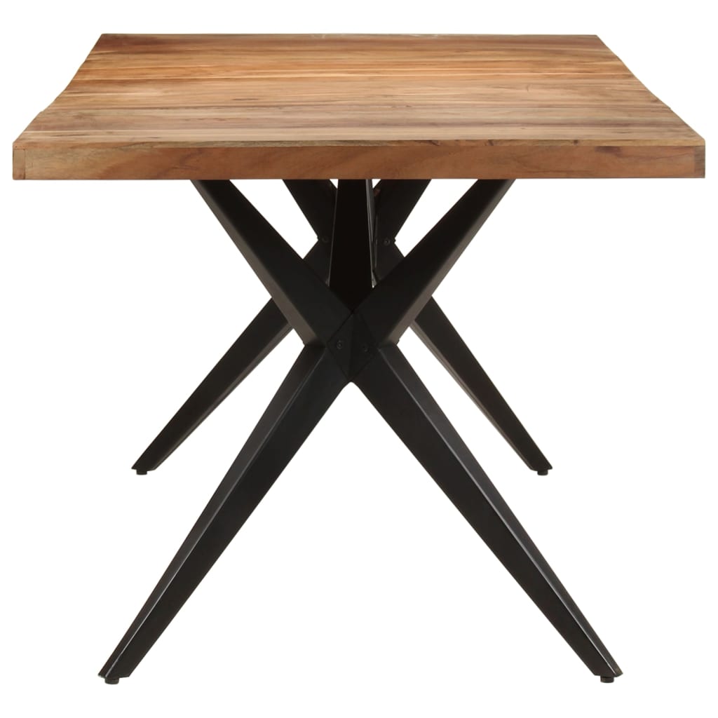 vidaXL Dining Table | Acacia Wood | Solid Acacia Wood | Large | Durable