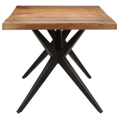 vidaXL Dining Table | Acacia Wood | Solid Acacia Wood | Large | Durable