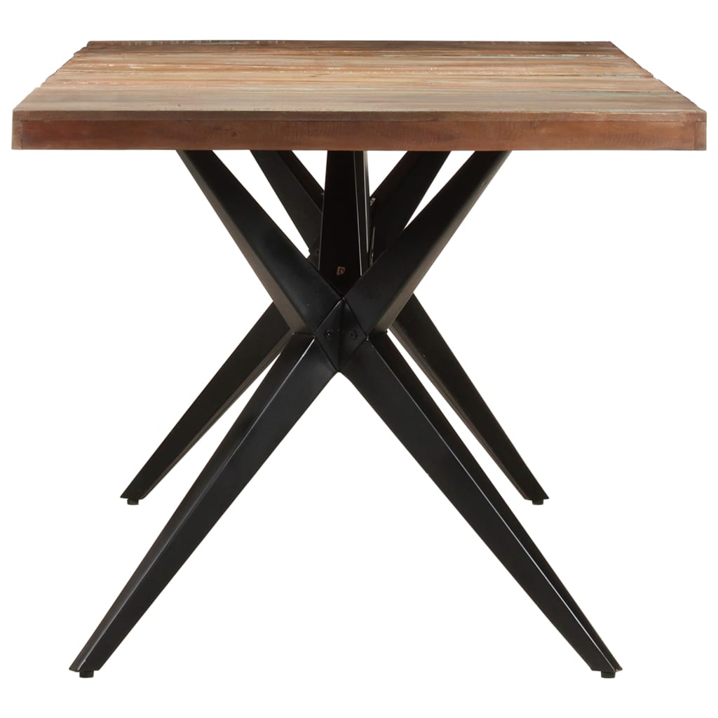 vidaXL Dining Table 200x90x76 cm Solid Reclaimed Wood