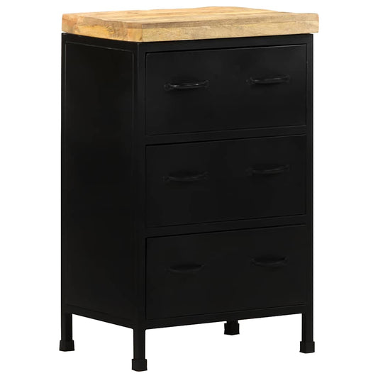 323576 vidaXL Sideboard 47x35x76 cm Rough Mango Wood