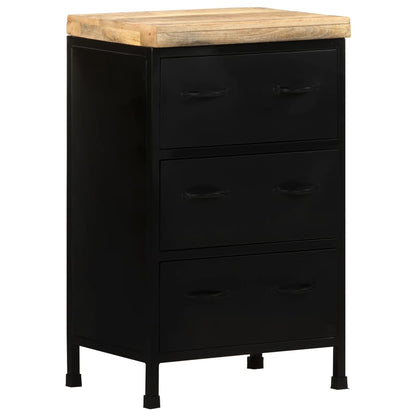 vidaXL Sideboard 47x35x76 cm Rough Mango Wood