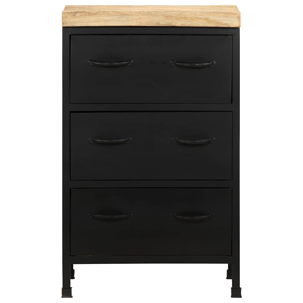 323576 vidaXL Sideboard 47x35x76 cm Rough Mango Wood