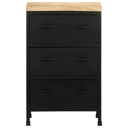 323576 vidaXL Sideboard 47x35x76 cm Rough Mango Wood