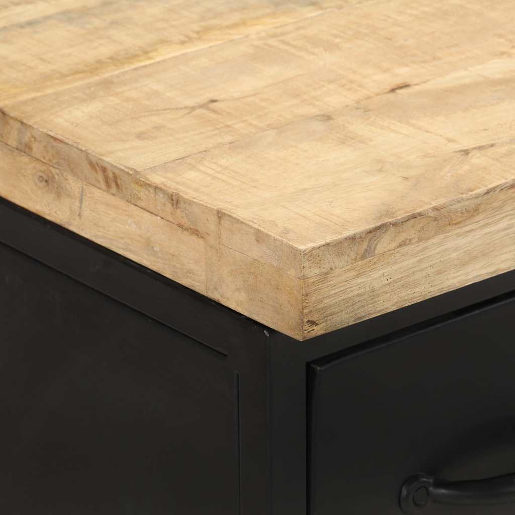 323576 vidaXL Sideboard 47x35x76 cm Rough Mango Wood