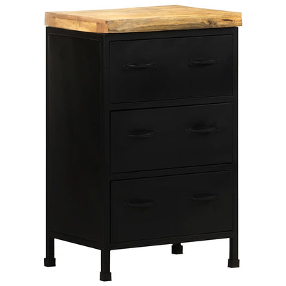 323576 vidaXL Sideboard 47x35x76 cm Rough Mango Wood