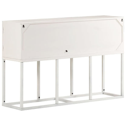 vidaXL Sideboard 115x30x76 cm Solid Mango Wood