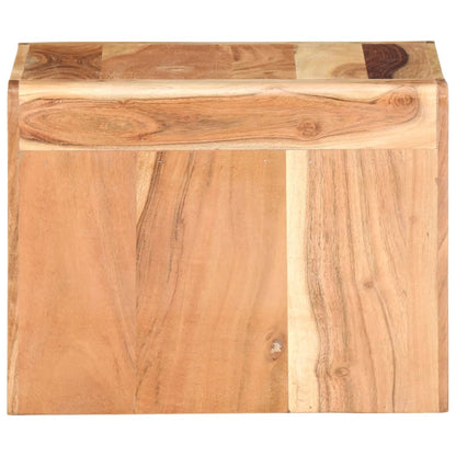 vidaXL Side Table 43x40x30 cm Solid Acacia Wood