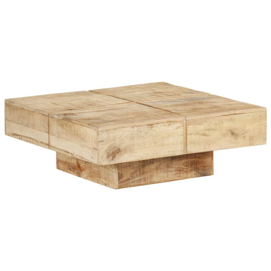 vidaXL Coffee Table | Natural Wood | Solid Mango Wood | Medium | Coffee Table