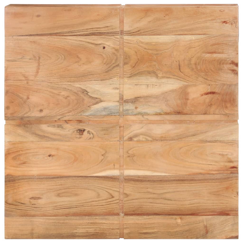 vidaXL Coffee Table 80x80x28 cm Solid Acacia Wood