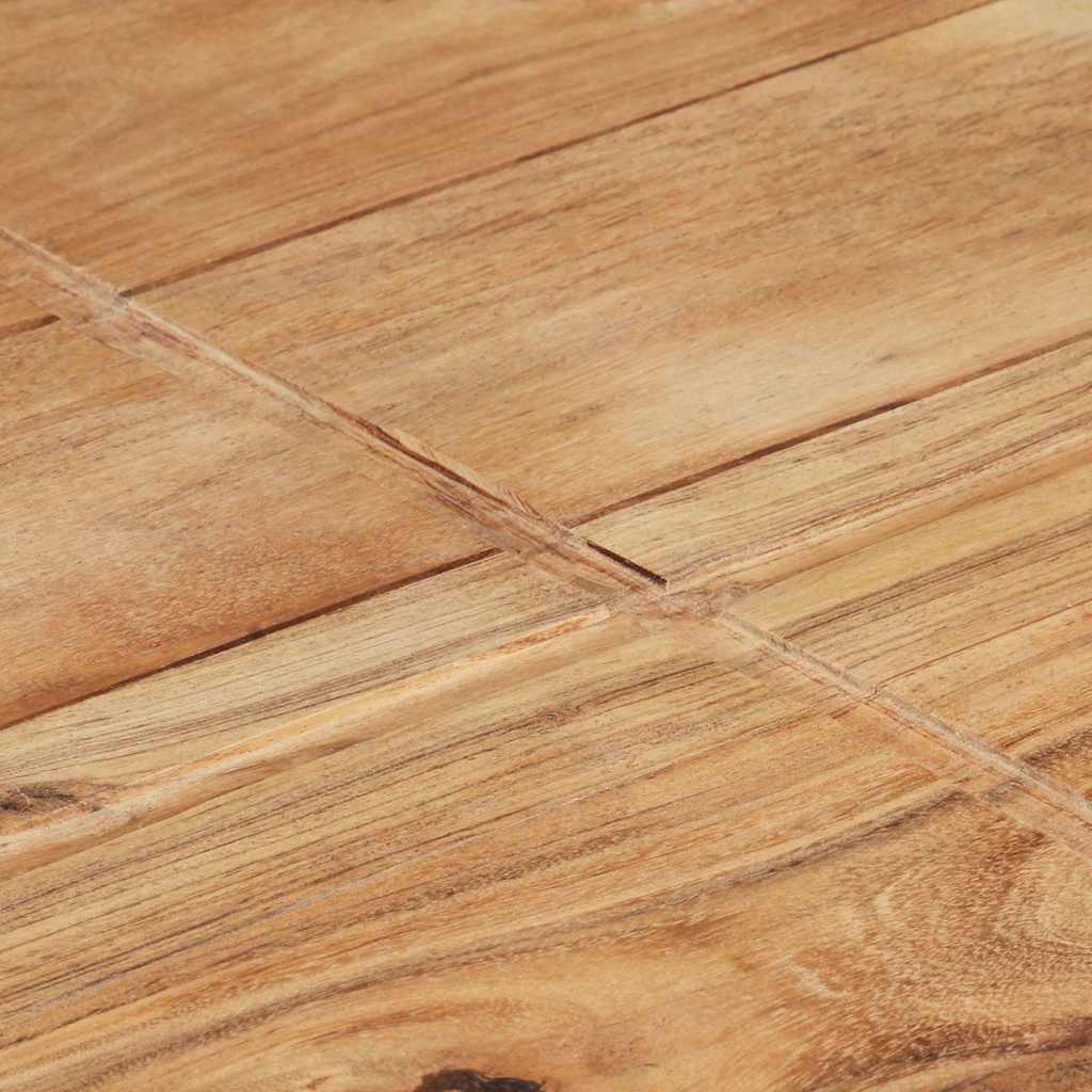 vidaXL Coffee Table 80x80x28 cm Solid Acacia Wood