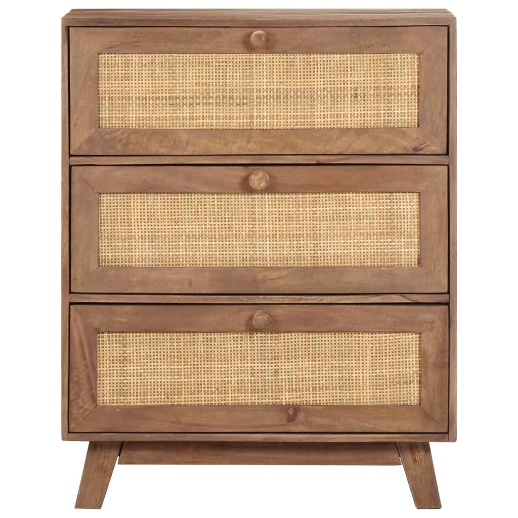 vidaXL Sideboard 61x35x76 cm Solid Mango Wood
