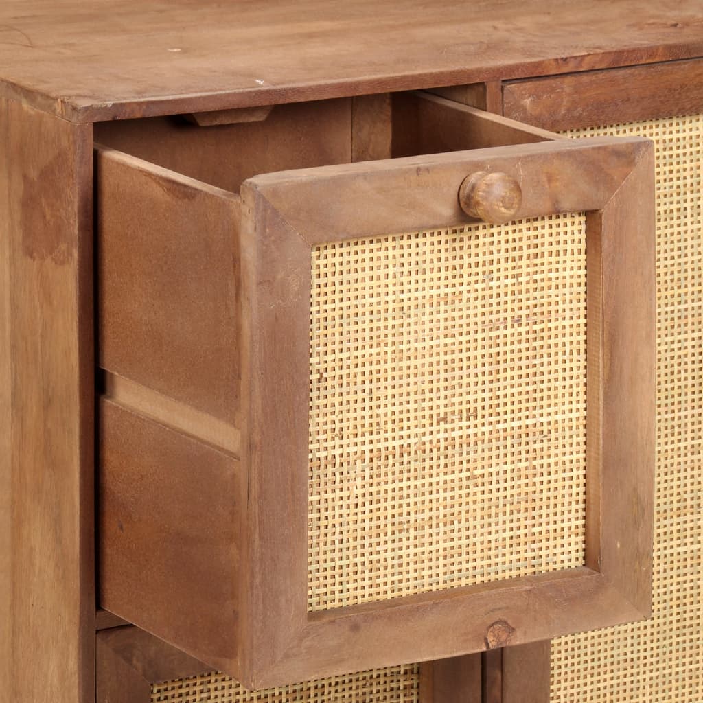 vidaXL Sideboard 60x35x75 cm Solid Mango Wood