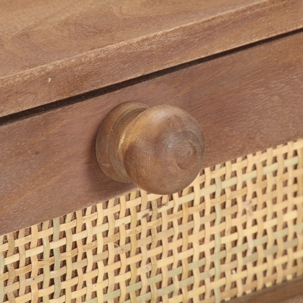 vidaXL Console Table 100x35x76 cm Solid Mango Wood
