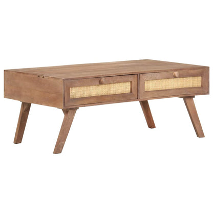 323599 vidaXL Coffee Table 100x60x40 cm Solid Mango Wood