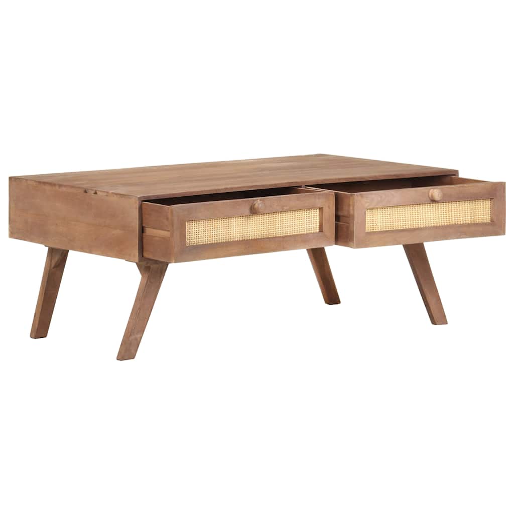 323599 vidaXL Coffee Table 100x60x40 cm Solid Mango Wood