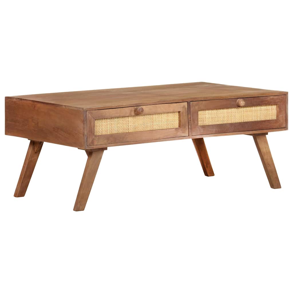 323599 vidaXL Coffee Table 100x60x40 cm Solid Mango Wood