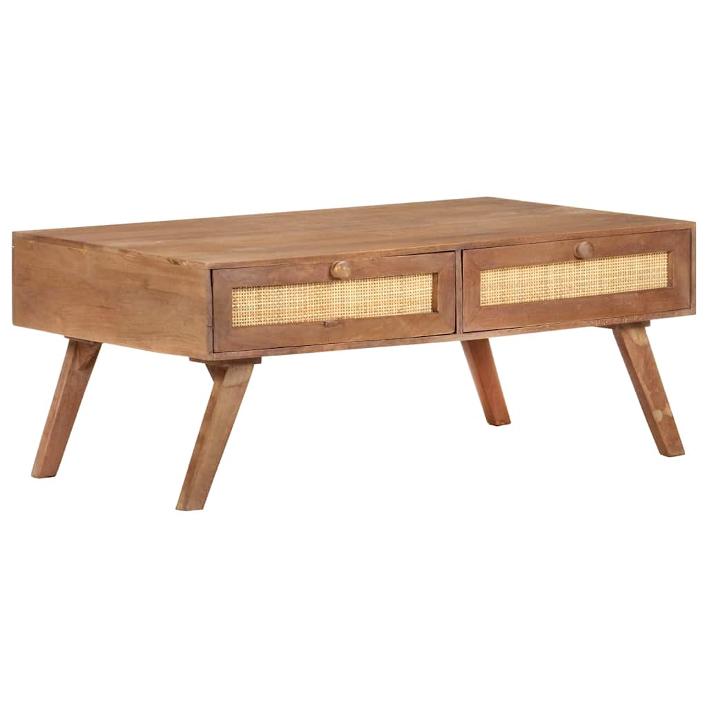 323599 vidaXL Coffee Table 100x60x40 cm Solid Mango Wood
